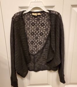 ❤5/$25 sale❤Girls sz 14.5 mudd black cardigan